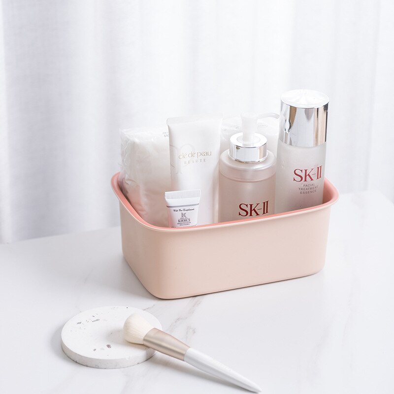 Tabletop collection basket desk stationery collection basket clutter finishing collection box cosmetics collection basket