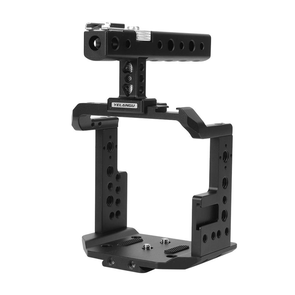 Gaiola câmera YELANGU C11 Liga de Alumínio Câmera Kit Gaiola com Alça De Elevação para CAM Z E2 ‑ S6/F6/câmera fotografia F8 gaiolas