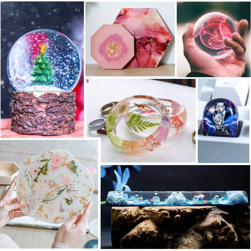 UV-hartsiliima 10-100g Väritön Läpinäkyvä Ultraviolettineste Askarteluun DIY Korujen Valmistukseen