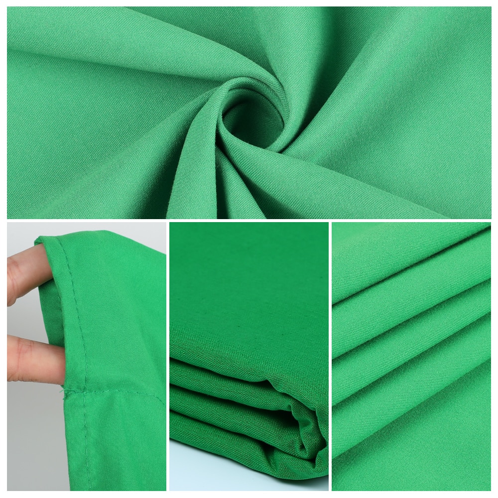 Fond d&#39;écran vert en mousseline Chromakey pour Studio Photo, toile de fond en tissu, disponible en 5 couleurs