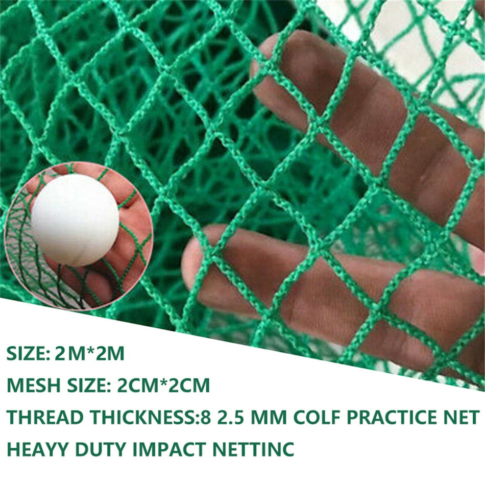 Golf Net Practice Training Aid Driving Impact Screen Netting Heavy Duty Sport Polyethylene Golf Practice Net