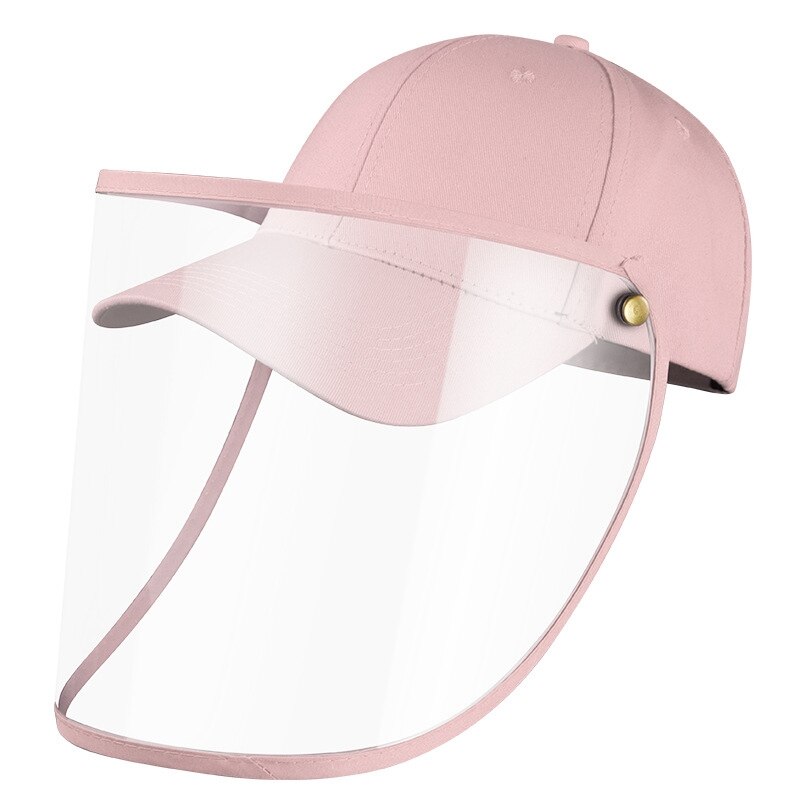 Gezicht Shield Beschermende Baseball Cap Voor Anti-Fog Speeksel Niezen Verstelbare Shield Bescherming: Default Title