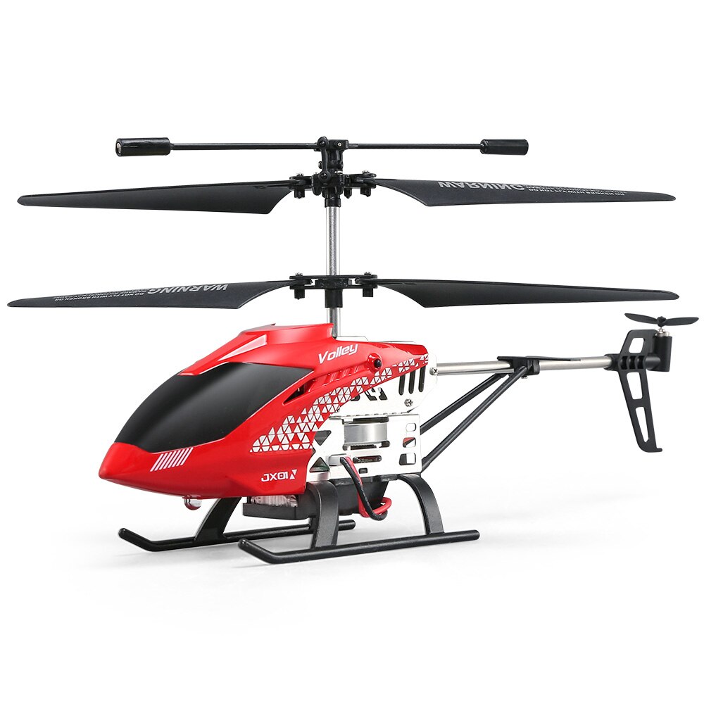 JJRC JX01 RC Helicopter 2.4G 3.5CH 6-Axis Gyro With Altitude Hold Alloy Remote Control Helicopters Kids Blue Red Barometer