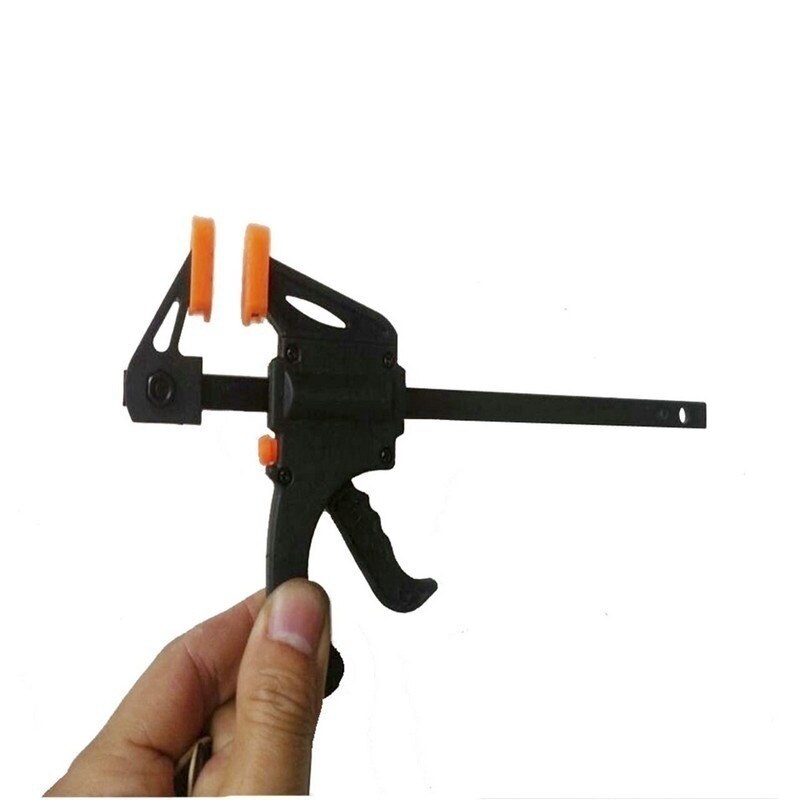 1pc Adjustable Carpentry Gadget Bar Clamps F Clamp Quick Woodworking Clip Tool