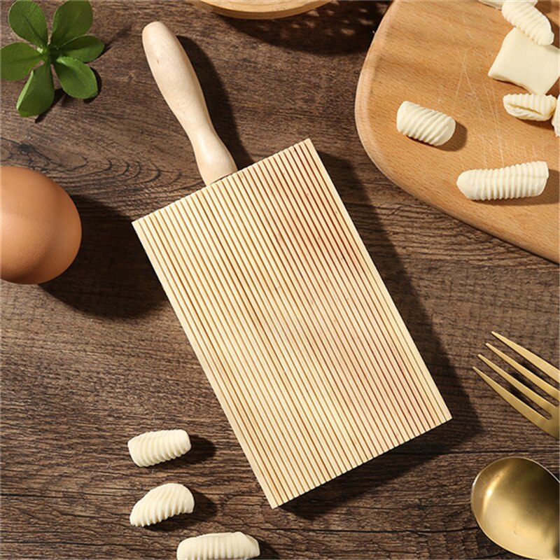 Garganelli Bord Pasta Hersteller Holz Bord Spaghetti Makkaroni Planchette bilden Nicht-Stock Butter Pasta Bord Gnocchi Rolle