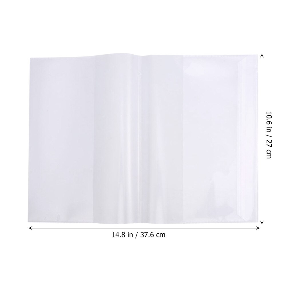 Couverture de livre 16K en plastique, 5 pièces, couverture transparente et étanche pour manuel d&#39;exercices, Film de protection pour carnet de notes