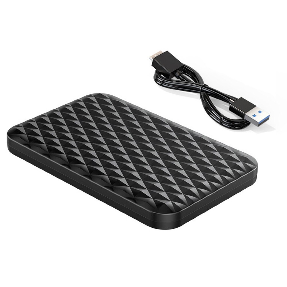 Adaptador de caja de unidad del disco duro ORICO 2,5 pulgadas USB 3,0 5Gbps SATA SSD para ordenador portátil: Negro