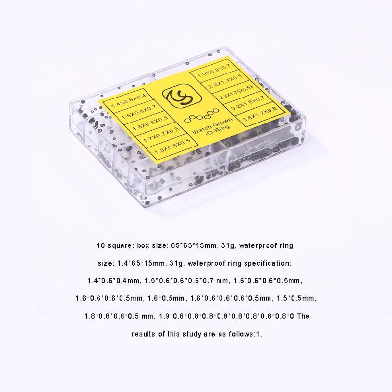 Mini Rubber Wasmachine O-Ring Horloge Crown Waterdichte Horloges Seals Horloge Reparatie Tools Horloge Pakkingen: 10 Girds