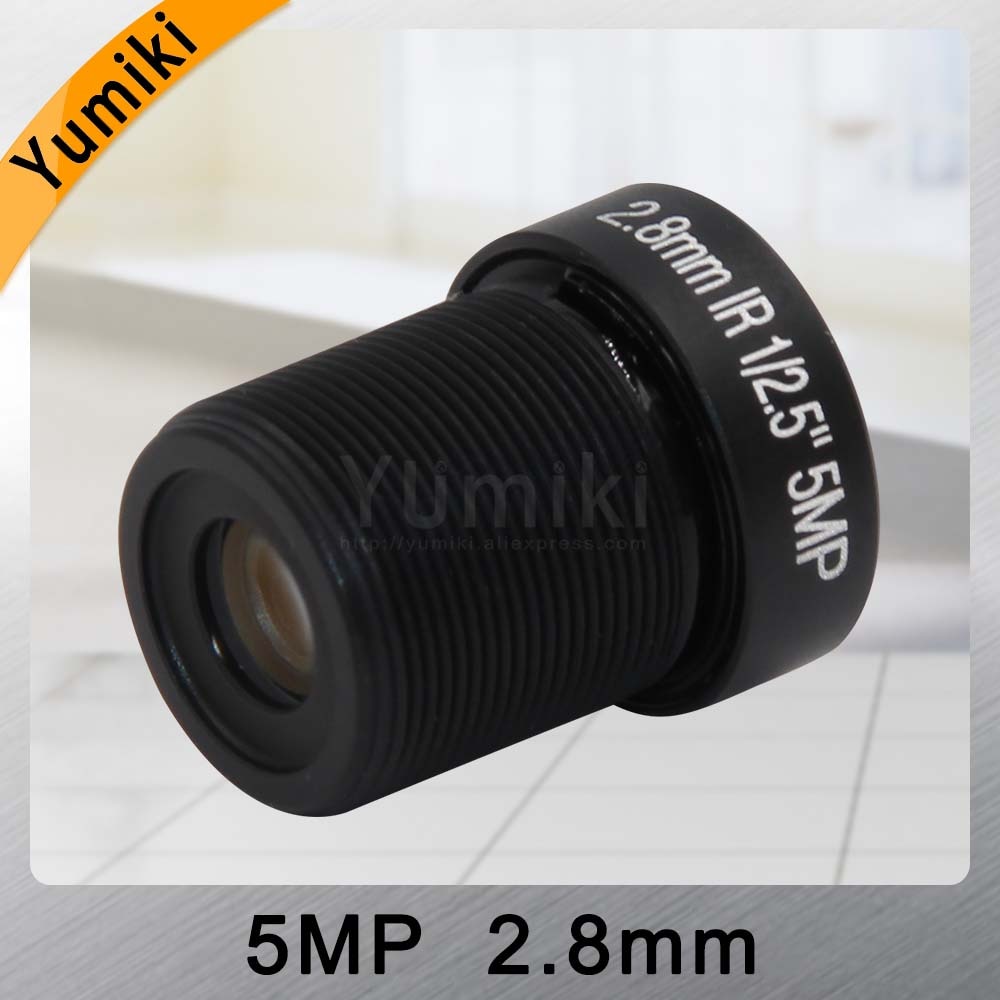 Yumiki 5.0 Megpixel M12 MTV 2.8mm 5MP HD CCTV Camera Lens IR HD Security Camera Lens Vaste Iris