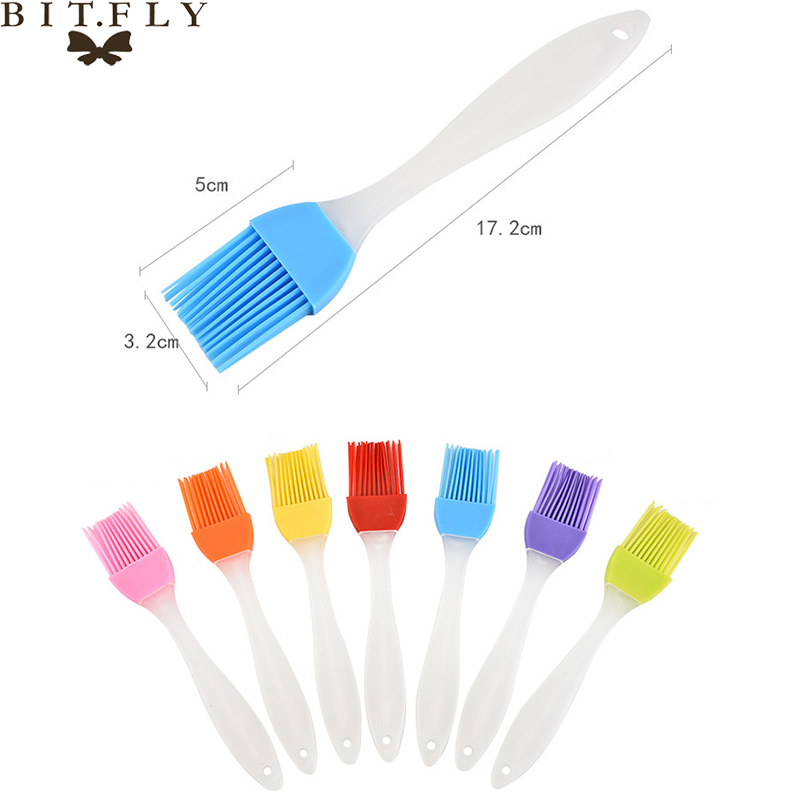 1pcs Silicone Basting Pastry Brush Oil Brushes Baking Bakeware Bread Cake Cook Brushes BBQ Brush Kitchen Safety Baking Tools