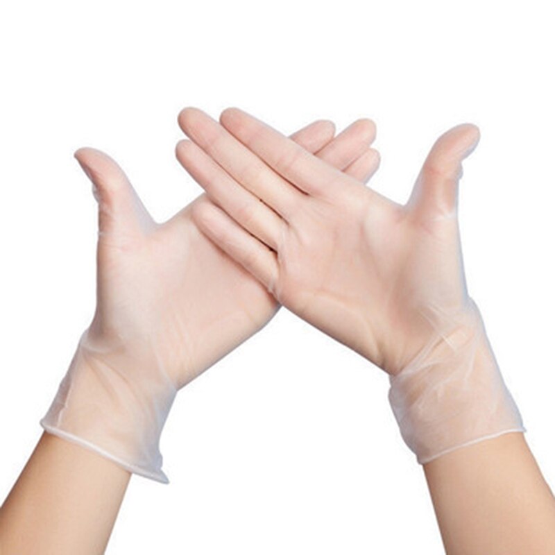 Caja de 20 unidades de guantes desechables, guantes finos transparentes multifunción, resistentes al agua, protectores infantiles para el hogar: 8.5CM