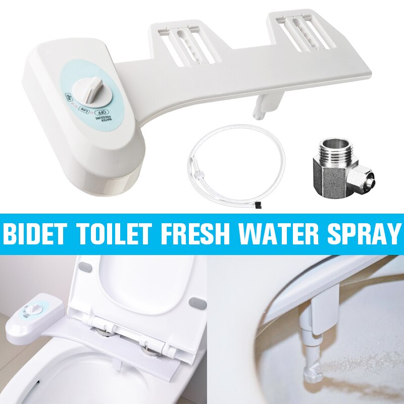 1/2 "Niet-Elektrische Toiletbril Bidet Koud Water Badkamer Moslim Shattaf Wassen Bidet Sproeier Zelfreinigende nozzle