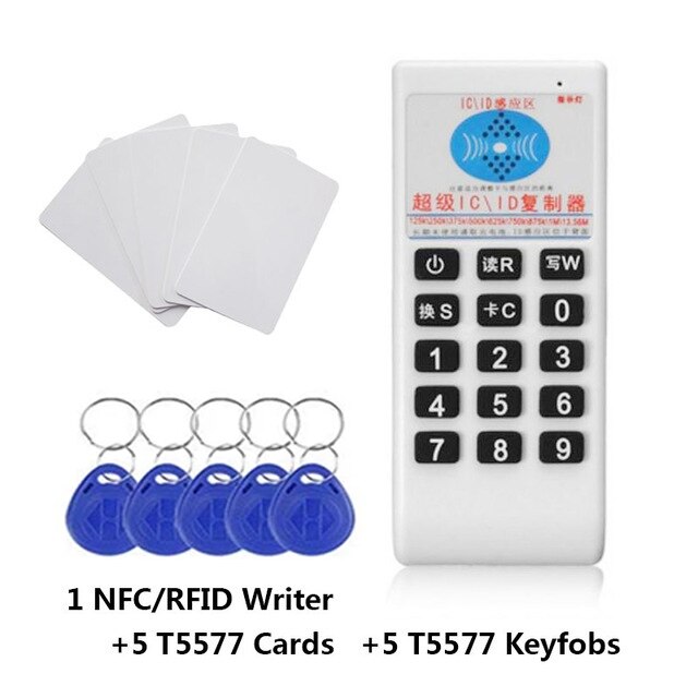 Lector de tarjetas RFID de mano, duplicador de fotocopiadora RFID de 125Khz a 13,56 MHZ, NFC, ID/IC: style b