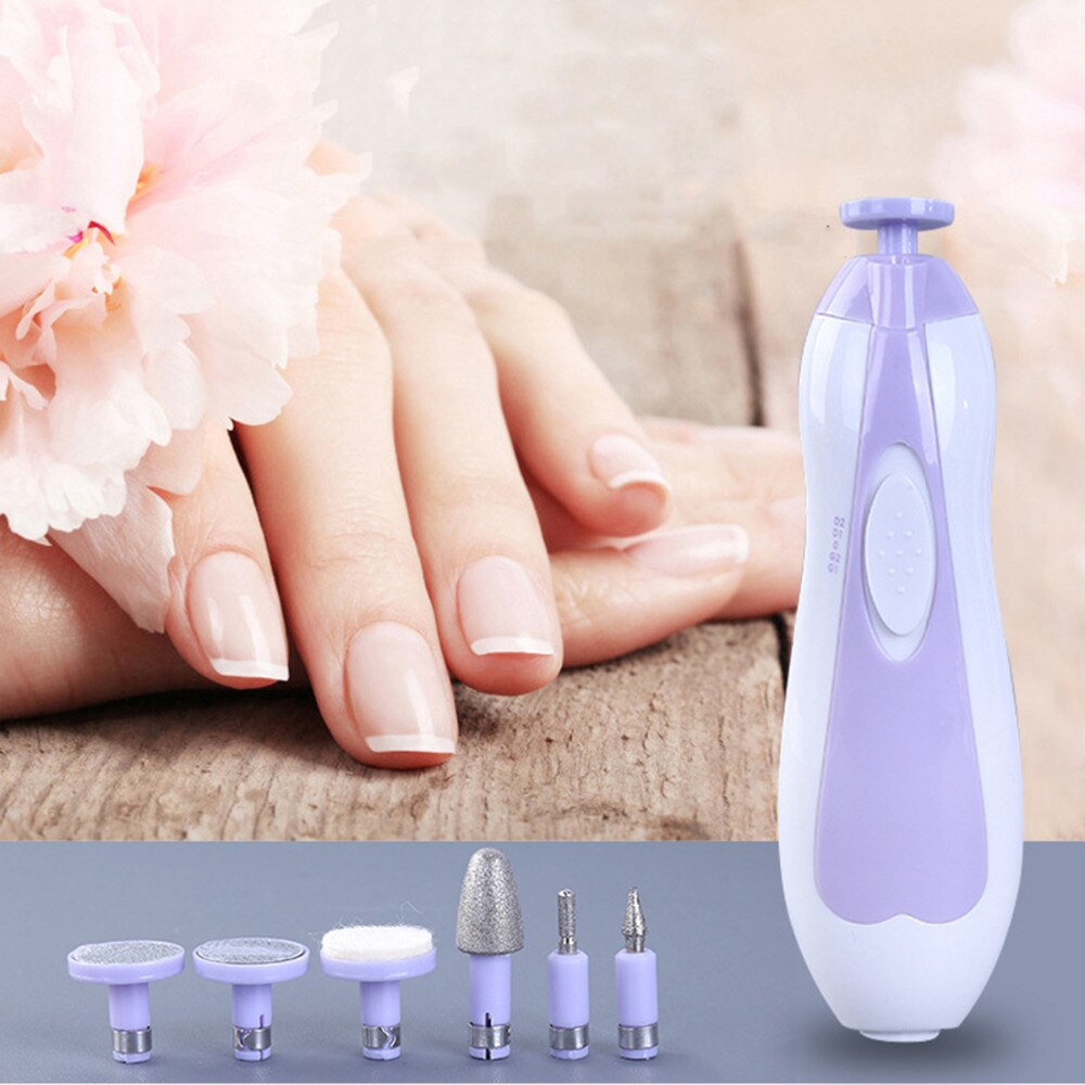 Elektrisk manicure pedicure negle bore sæt negle bore maskine negle fil negle bor tilbehør opbevaring kuffert manicure maskine