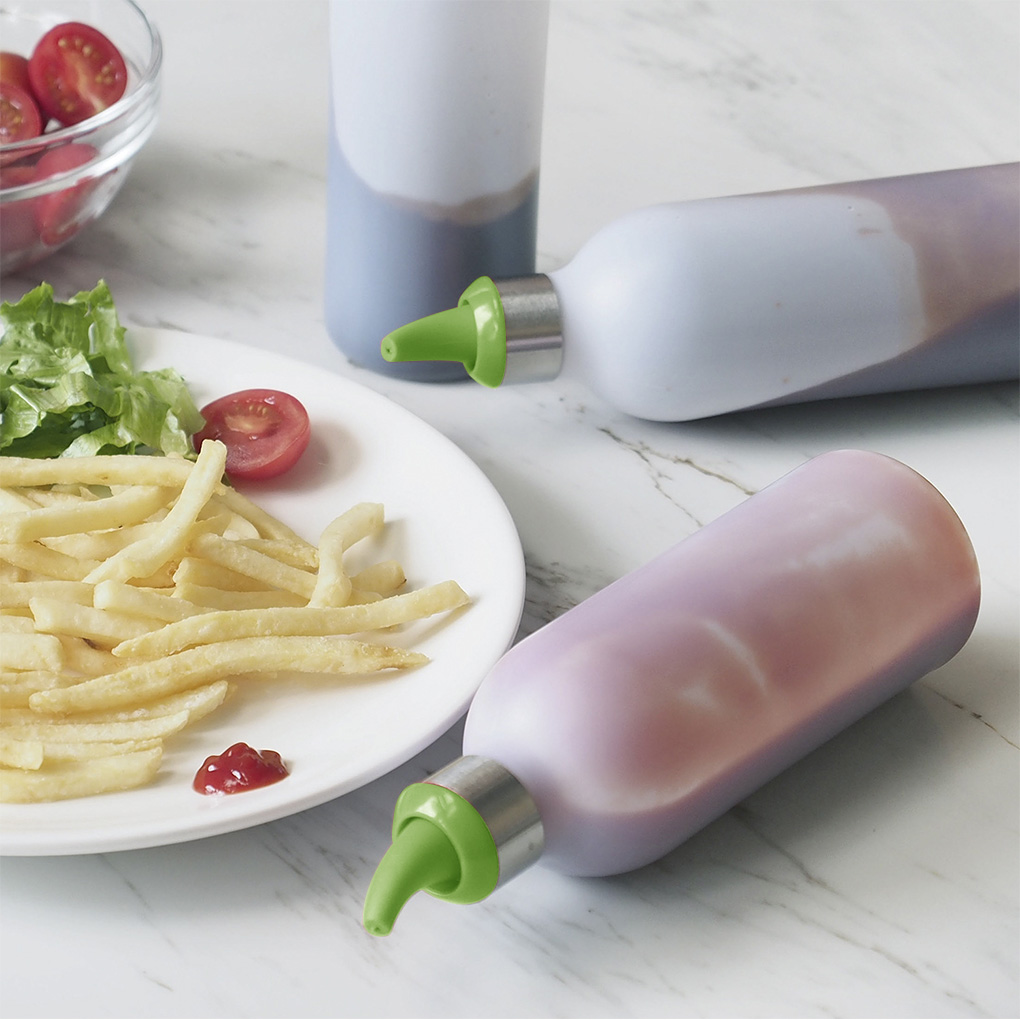 450ml Plastic Squeeze Bottle Condiment Bottles Dispenser For Jam Sauce Vinegar Oil Ketchup Mustard Kitchen Cooking Accessories