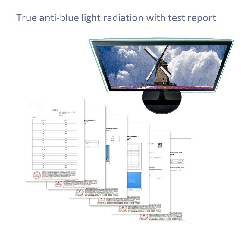 Voor imac 21 inch buigend anti-blauw licht acrylplaat anti-straling high-definition display geen kleurverschil