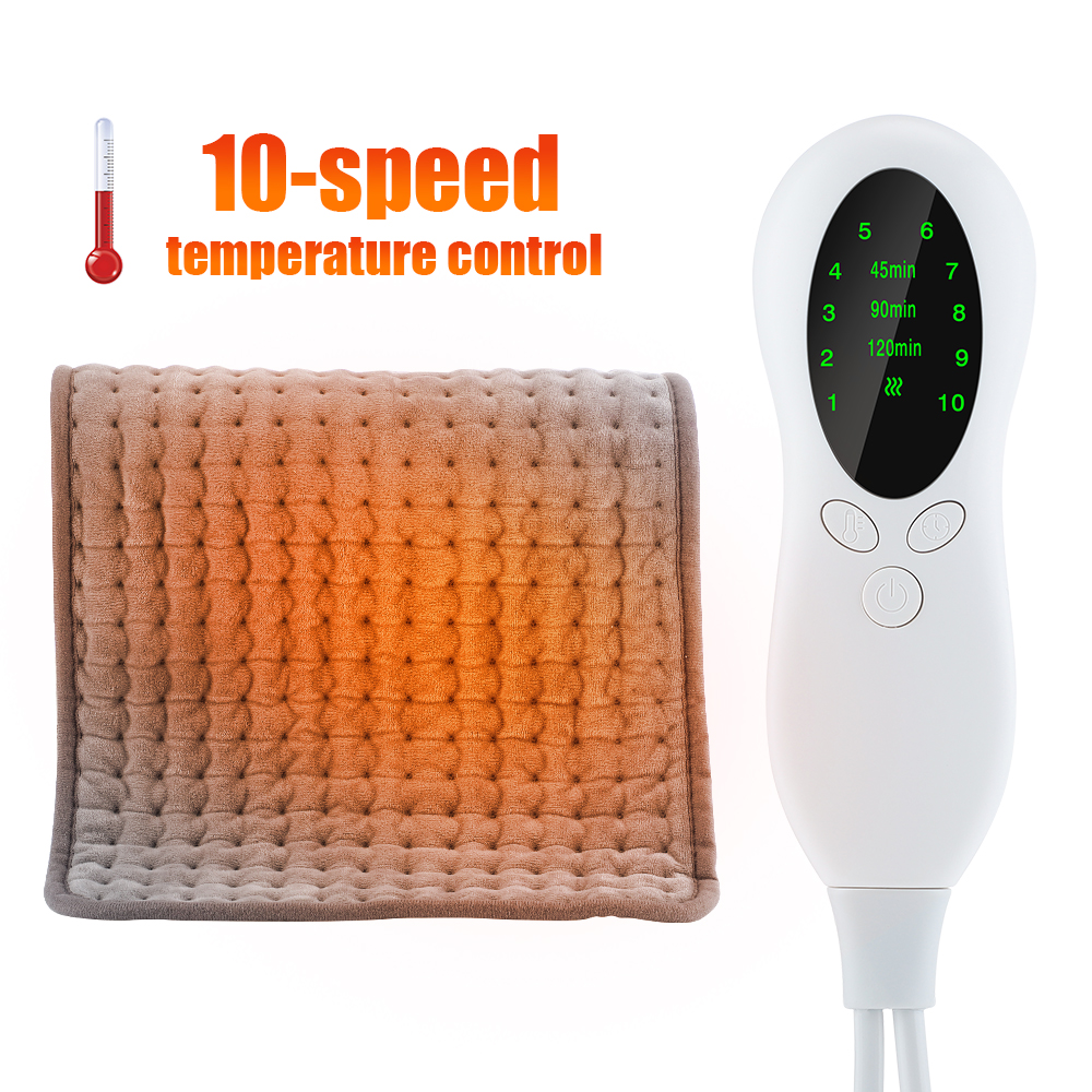 Almohadilla térmica eléctrica de 220v y 110v para Abdomen, cintura y espalda, manta térmica para mantener el calor, alivio del dolor, calentador de manos y pies para invierno, alfombra