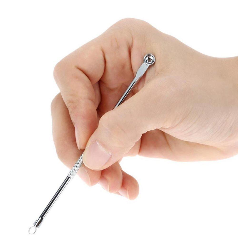 Set van 5 mee-eters, puistjes, comedonen en acne-extractornaalden ( p4 6 0 stuks)