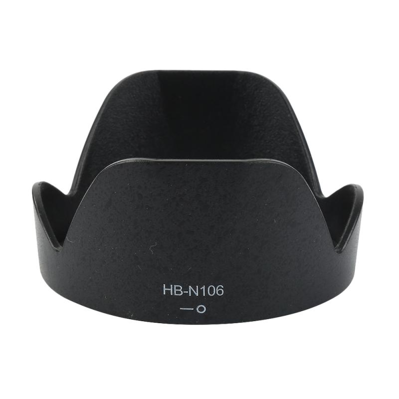 Kamera Gegenlichtblende HB-N106 Bajonetthalterung für Nikon D3500 D5600 mit AF-P DX Nikkor 18–55 mm f/3,5–5,6 G VR 55 mm Filterobjektiv