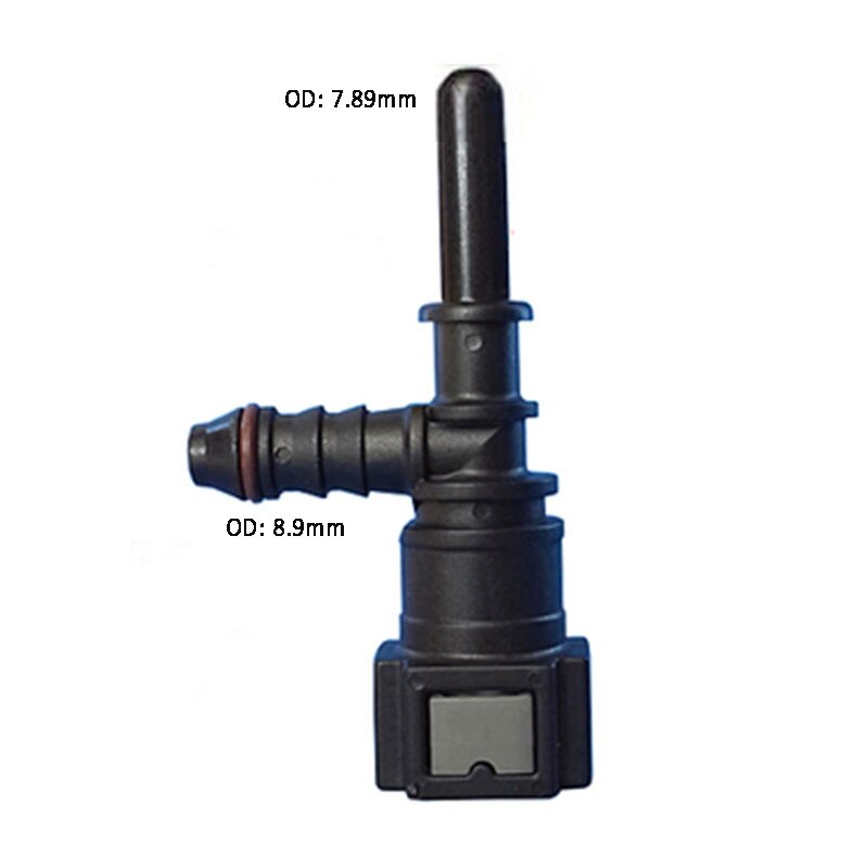 Conector rápido de combustible para coche tipo F ID6, conector macho hembra de liberación rápida, tubo de 6-8mm de combustible/metanol/etanol/urea, 1 ud., 7,89