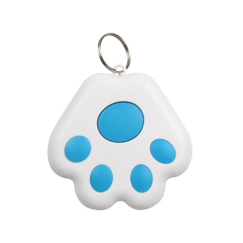 OQW Mobile Phone Bluetooth Anti-lost Device Alarm Positioning Selfie Object Finder Children Bluetooth Tracker Pet Positioning: sky blue
