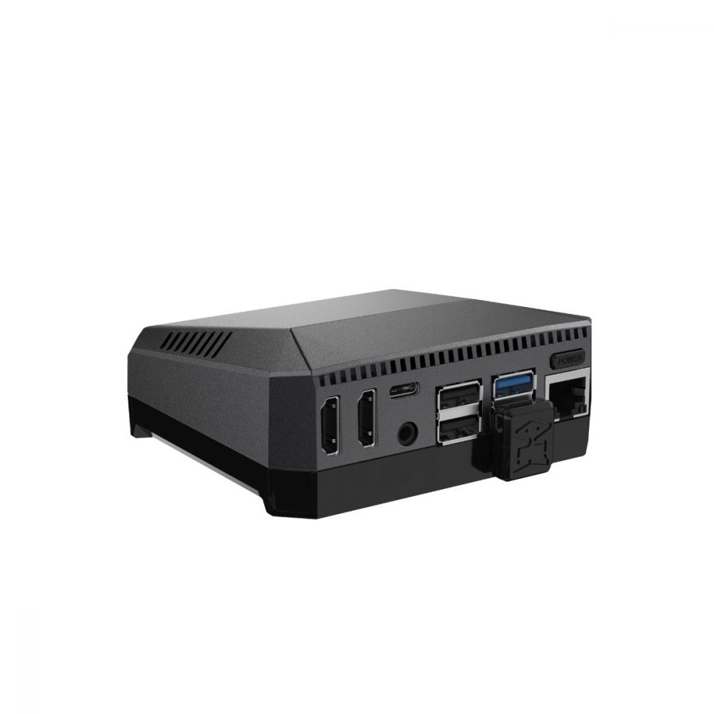 Argon ONE M.2 funda para Raspberry Pi 4 acepta cualquier M.2 SATA SSD con dos HDMI de tamaño completo