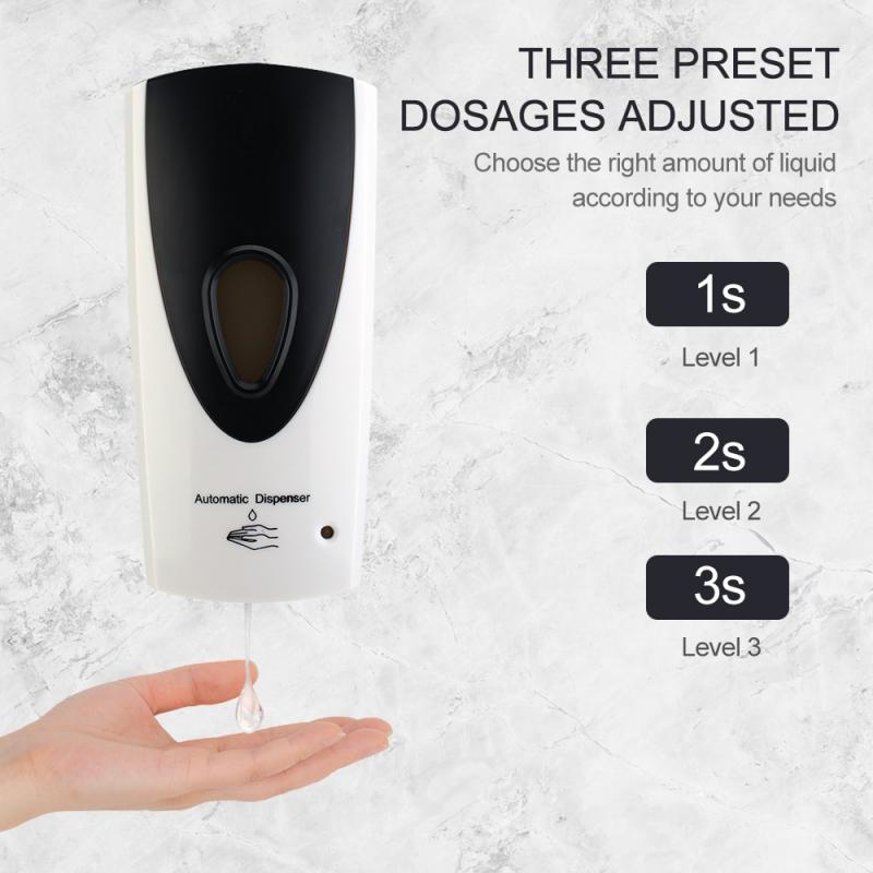 800ml Touchless Automatic Soap Dispenser Sensor Liquid Hand Disinfection Washing Cleaning Device for Kitchen Bathroom