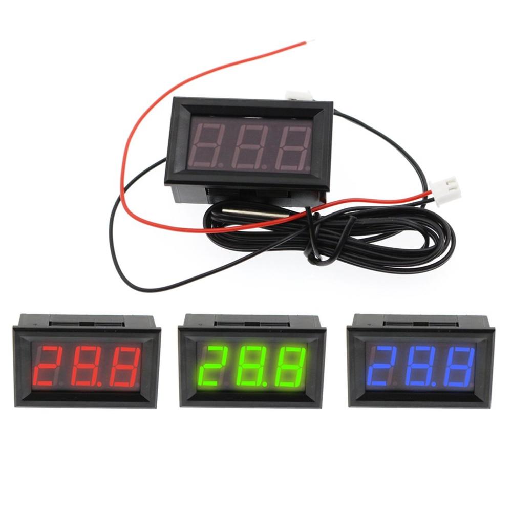 12V LED Anzeige Digital Temperatur Meter -50 °C ~ + 110 °C Auto Thermom