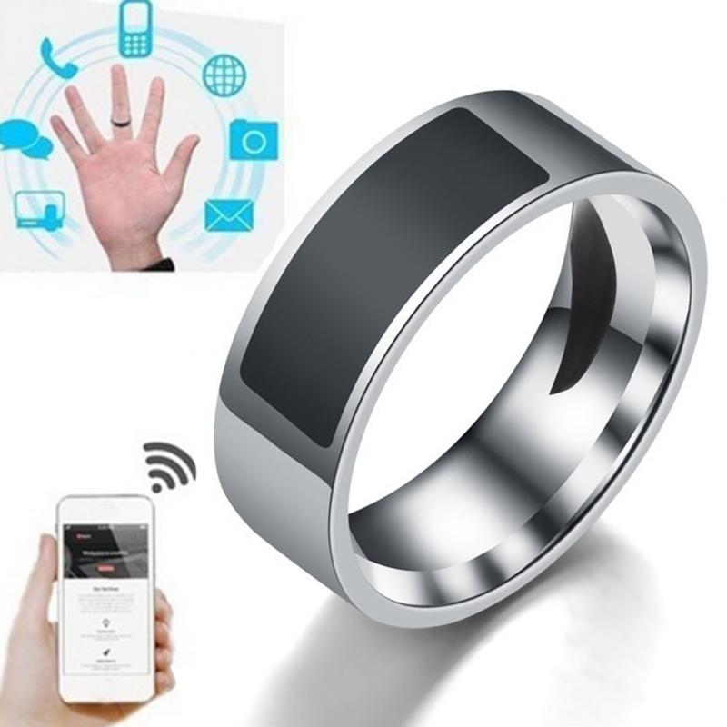 mannen Mode Sieraden NFC mobiele telefoon label smart ring technologie Breed Smart ring roestvrij stalen ringen voor mannen