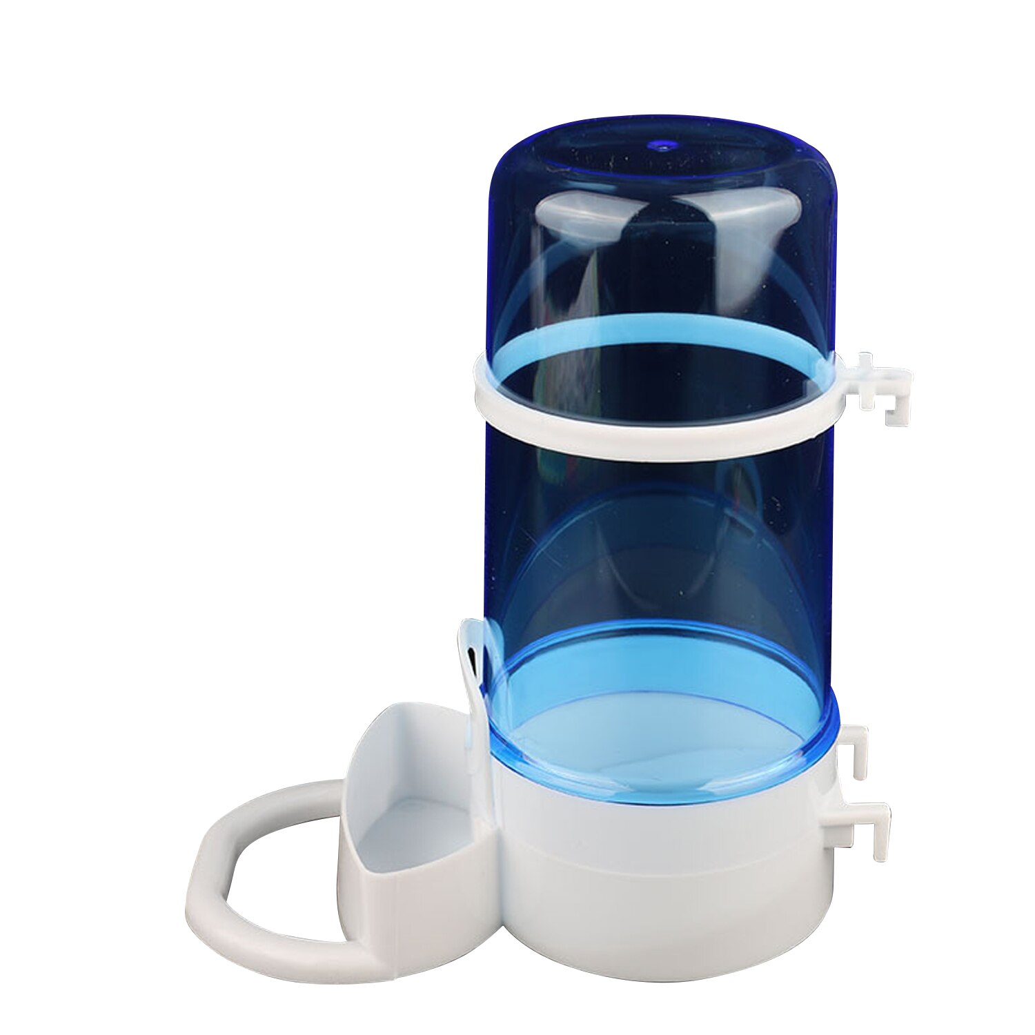 Automatic Bird Feeder Dry Food Dispenser Bird Seed Food Water Feeding Feeder Bowl Dispenser for Parrot Bird Hamster Hedgehog: Blue