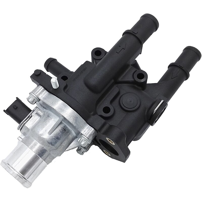 Engine Coolant Thermostat Housing for Chevy Aveo Aveo5 09 Pontiac G3 G3 Wave 1.6L 96984102 25189437 15-81766: Default Title