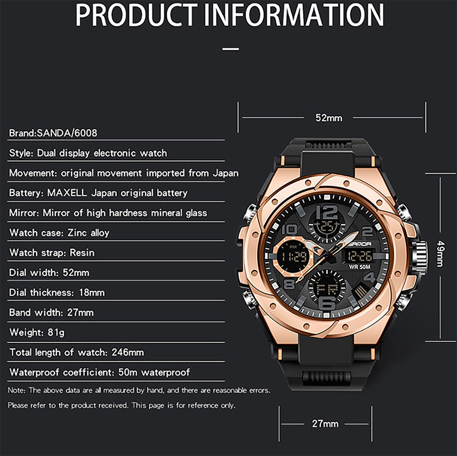 Mode Sport Heren Horloge Serie Creatieve Multifunctionele Dual Beweging Led Digitaal Horloge Relogios Masculinos Militar