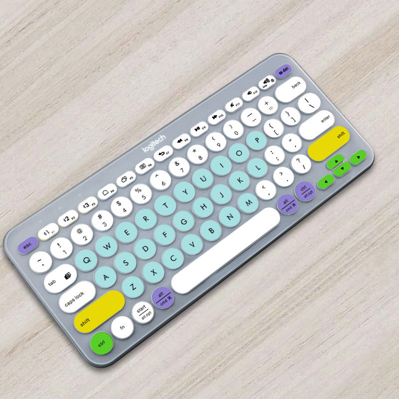 Ultra Thin Silicone Laptop Keyboard Cover Skin Protector For Logitech K380 Keyboard