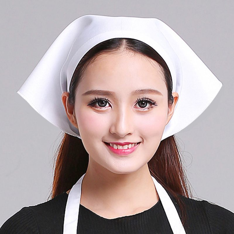 Gorro triangular estilo japonés para hombre y mujer, pañuelo para la cabeza, toalla, Cocina, Restaurante, Chef