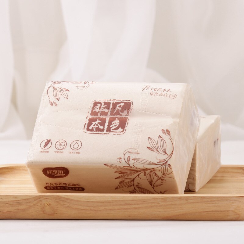 Natuurlijke Katoen Papier Originele Bamboe Papier Drie Lagen Van Katoen Papier, Draagbare Huishoudelijke Toiletpapier