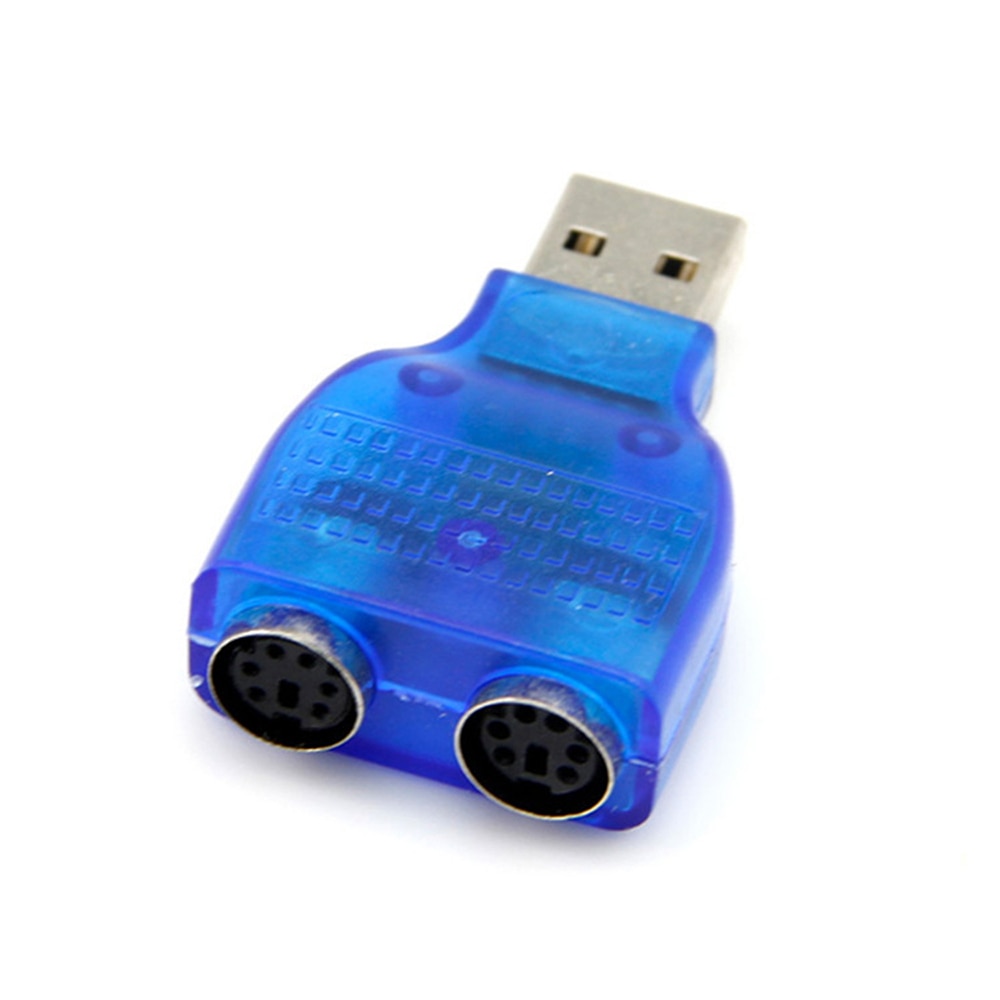 Slim USB 2.0 To PS/2 Adapter Dongle To Use Your PS/2 Keyboard/Mouse On A USB Port Computer Accessories Cable Adapter