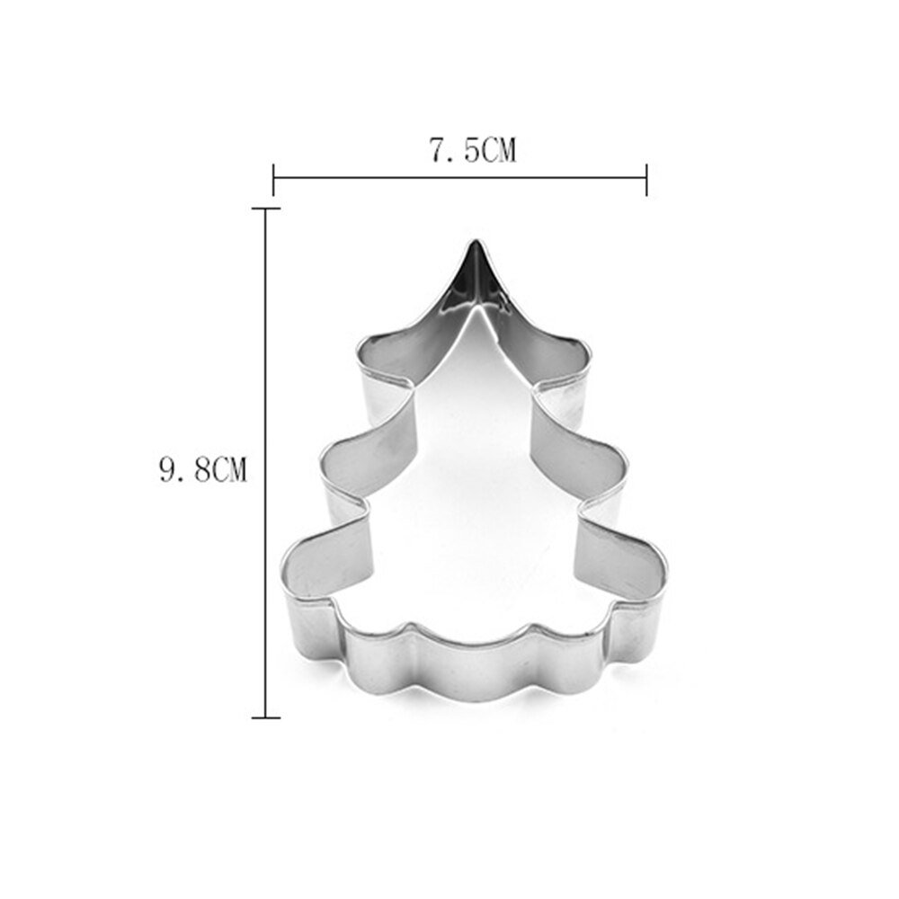 3pcs/set Christmas Cookie Cutter Tools Stainless Steel Gingerbread Men Shaped Biscuit Mold Kitchen Cake Decorating Tools