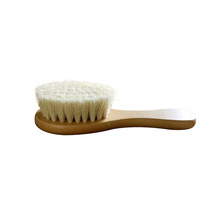 bébé soins Pure laine naturelle bébé brosse en bois peigne brosse bébé brosse à cheveux -né brosse à cheveux infantile peigne tête masseur