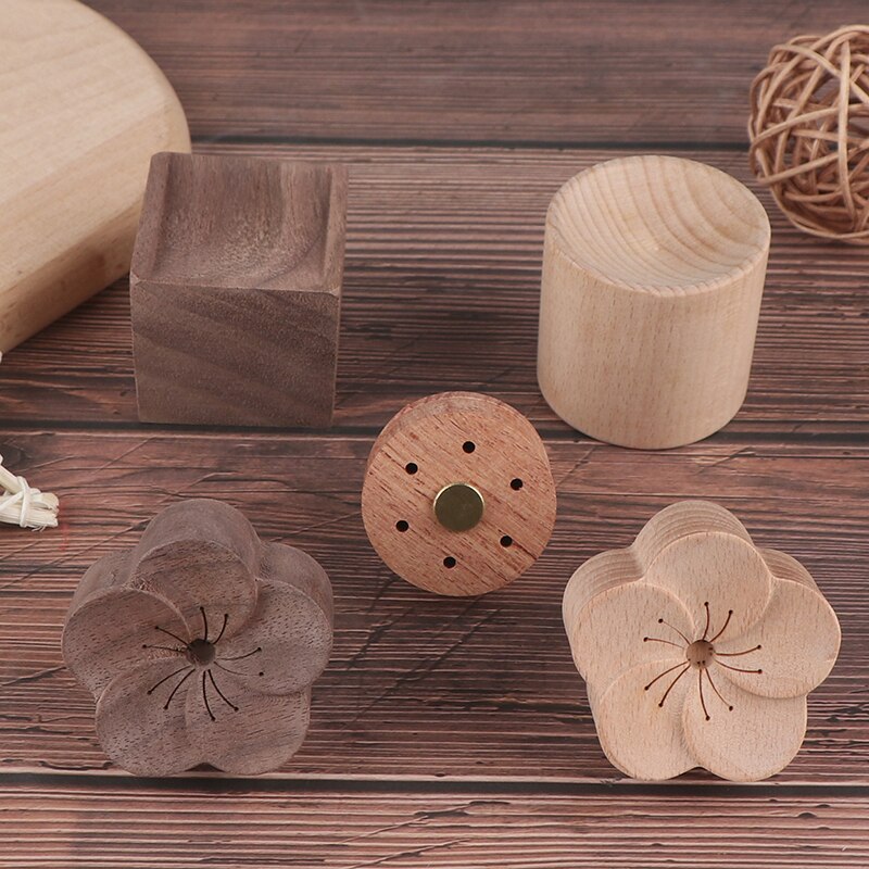 1PC Essential Oil diffused Wood Aroma Essential Oil Diffuser Wooden Essential Oil Aromatherapy Diffuser For Sleep Aid Home