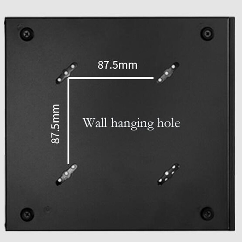 E-T3 Mini-ITX Ultra Sottile 0,8mm SECC Computer fallen Schreibtisch Unterstützung für Montaggio EINE Parete Entro 6,7X6,7 in Centimetri