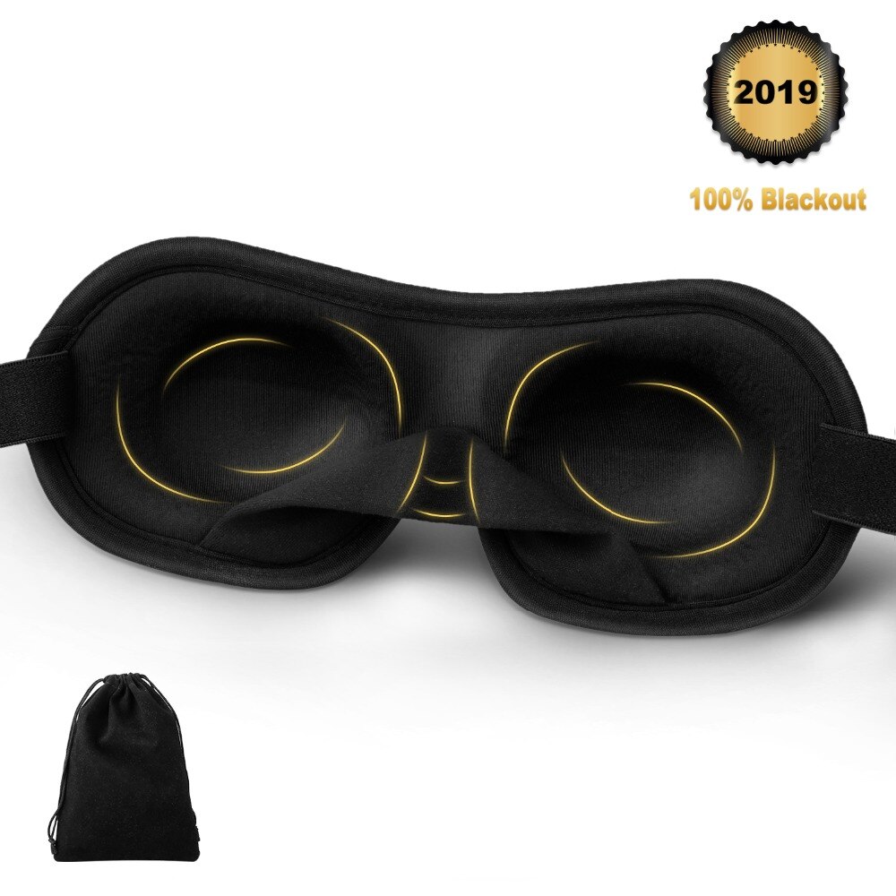 3D Sleeping eye mask Travel Rest Aid Eye Mask Cover Sleeping Relieve Fatigue Light Blocking Sleep Mask