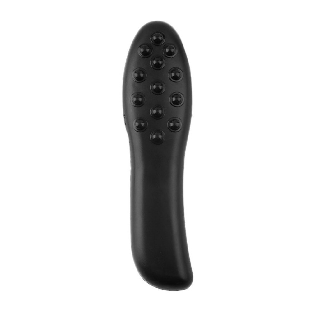 Elektrische Vibrerende Hair Brush Kam Massager Zwart Haar Hoofdhuid Hoofd Bloedcirculatie Stimulator Kam Borstel Zwart