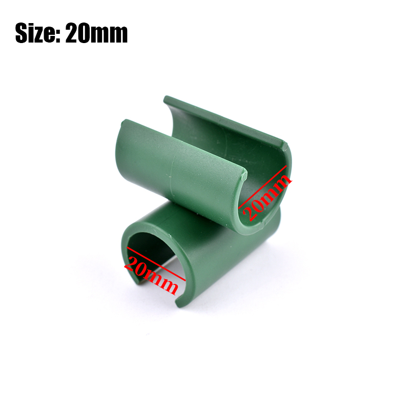 5/10/20Pcs Plant Support Trellis Connector Fixed Cross Clip Stake Clips 360 Adjustment Fixed Clamp Gardening Support Accessories: L / grey