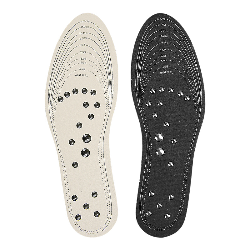 1 paio Terapia magnetica Massaggio Sottopiede Piede Massaggio dei punti di agopuntura Solette Memory Foam Suola Soletta per alleviare l'affaticamento delle gambe delle donne degli uomini