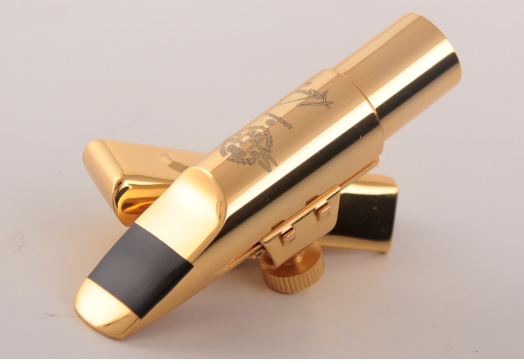 Tenor Soprano Alto Saxophone Metal Mouthpiece R54 Gold Plating Sax Mouth Pieces Accessories Size 56789