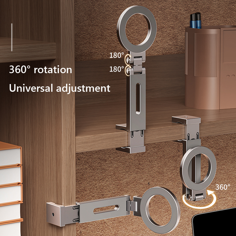 Universal Magnetic Phone Holder Travel Essentials Flexible Rotation Hands-Free Airplane Phone Mount for Phone