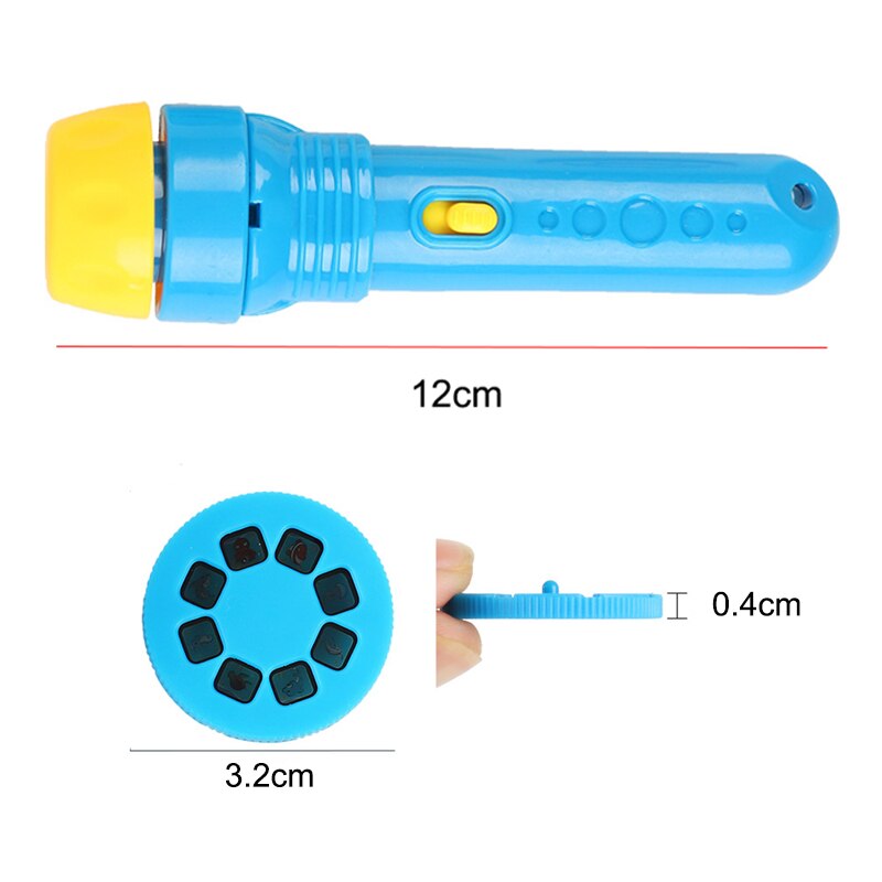 Flashlight Projector Toy Projection film toys Baby Sleeping machine learning and education Toy Sleeping light Drawing toys tool