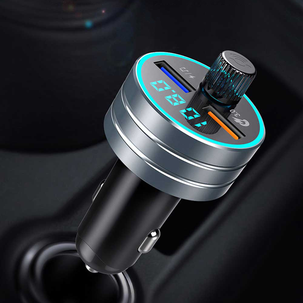 Led-display-autoladegerät mit schnellladefunktion für  qc3.0 handys, kompatibel mit iphone 12, 11 pro max, xiaomi, samsung und anderen geräten (universell).