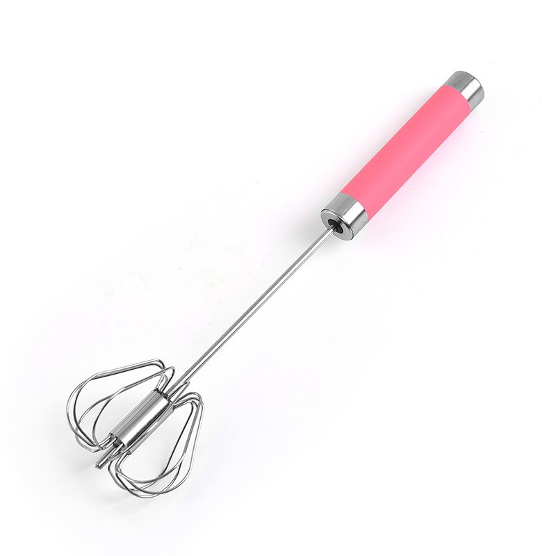 Semi Automatic Egg Beater 304 Stainless Steel Egg Whisk Manual Hand Mixer Self Turning Egg Stirrer Kitchen Accessories Egg Tools: Type5 small