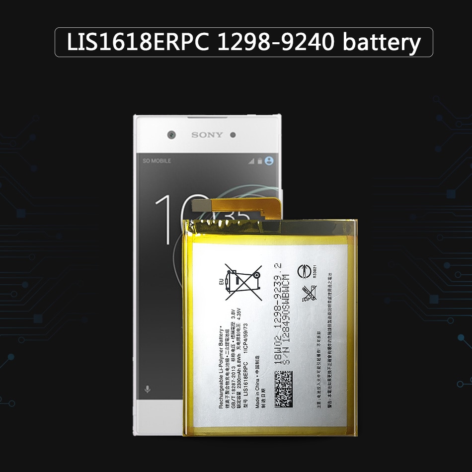 2300mAh LIS1618ERPC Ersatz Telefon Batterie für SONY Xperia XA F3111 E5 F3116 F3115 F3311 F3112 F3313 Batterien